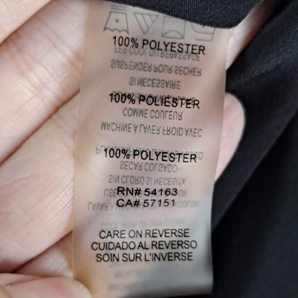 Calvin Klein Size Small Black Full Zip Jacket Pockets Elastic Cuffs & Waist EUC - Picture 10 of 12